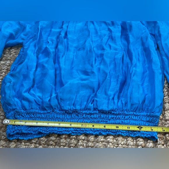 NWT Sofia Made in Italy Silk Blouse - Picture 5 of 8